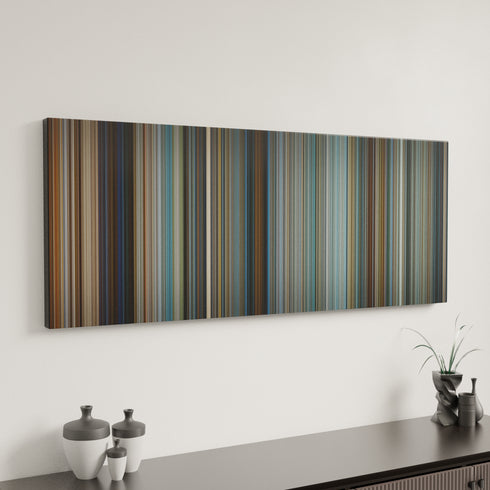 Pearl Harbor canvas art in modern interior - movie color palette