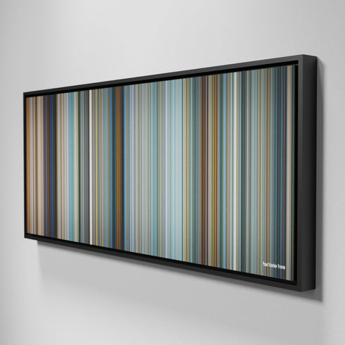 Side view of Framed Buff's of Pearl Harbor Frome on the wall