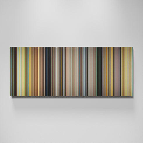 127 Hours movie canvas wall art - color palette print