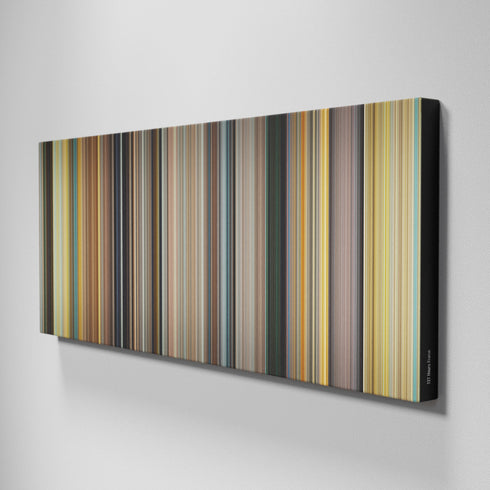 Side view of Buff's of 127 Hours Frome on the wall