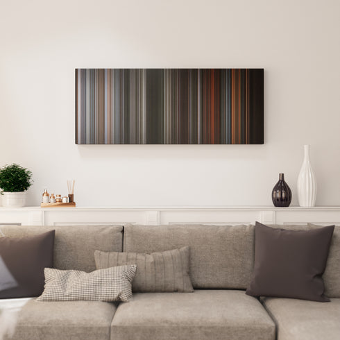 First Blood canvas print in living room - film wall decor