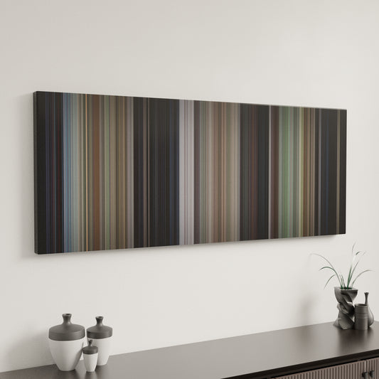 Minimal interior design with Miami Vice: Brother's Keeper Frome on the wall