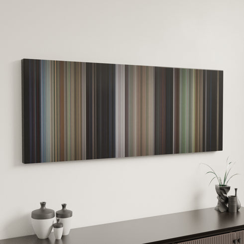 Miami Vice: Brother's Keeper canvas art in modern interior - movie color palette