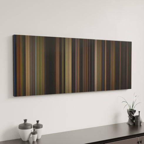 Christine canvas art in modern interior - movie color palette
