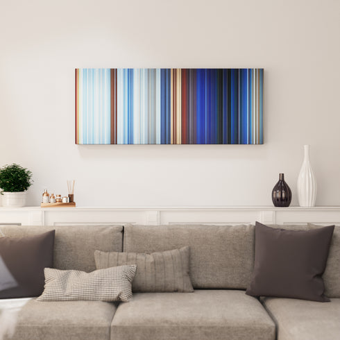 Living room interior with Avatar: The Last Airbender - The Siege of the North, Part 1 Frome on the wall