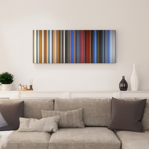 Living room interior with Avatar: The Last Airbender - The Siege of the North, Part 2 Frome on the wall