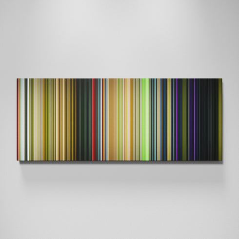 Avatar the Last Airbender: The Guru movie canvas wall art - color palette print