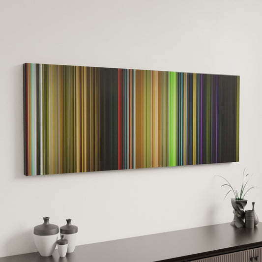 Minimal interior design with Avatar: The Last Airbender - The Guru Frome on the wall