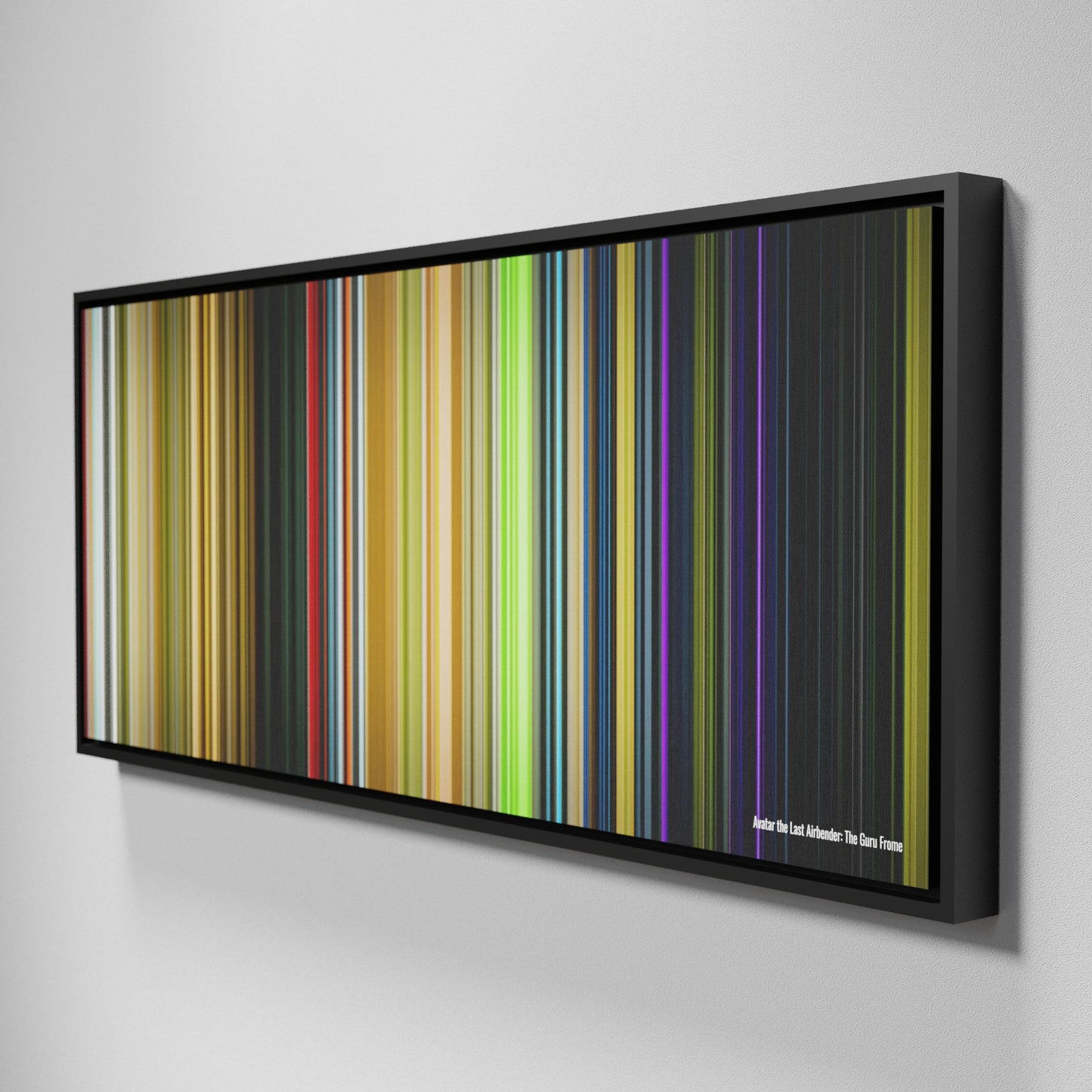 Side view of Framed Buff's of Avatar: The Last Airbender - The Guru Frome on the wall