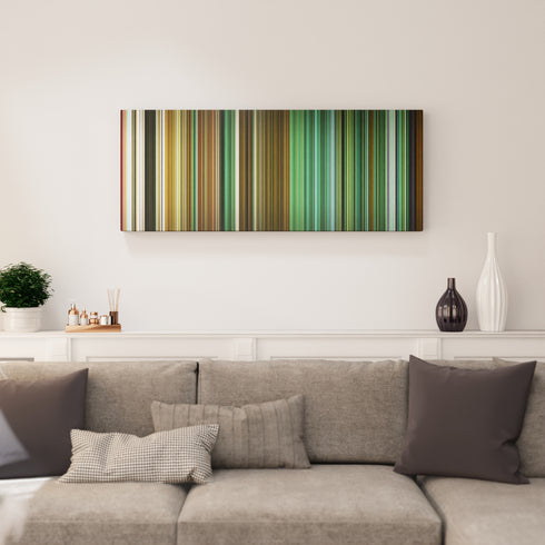 Living room interior with Avatar: The Last Airbender - The Crossroads of Destiny Frome on the wall