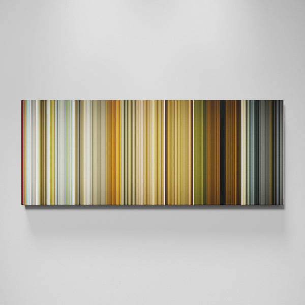 Avatar the Last Airbender: The Tales of Ba Sing Se movie canvas wall art - color palette print