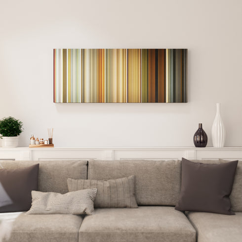 Living room interior with Avatar: The Last Airbender - The Tales of Ba Sing Se Frome on the wall