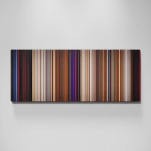 A Star Is Born movie canvas wall art - color palette print
