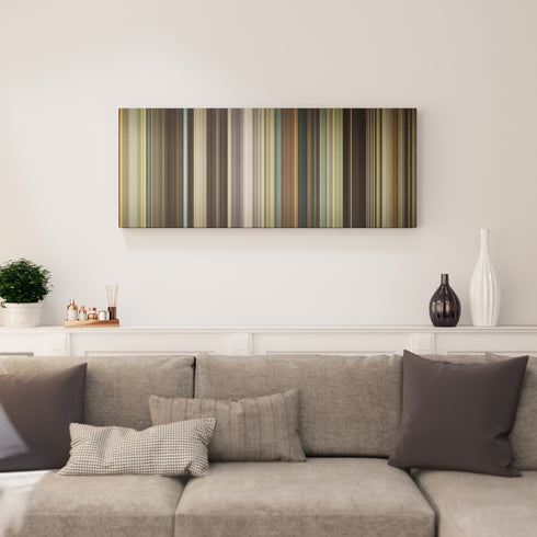 Living room interior with The Quiet Man Frome on the wall