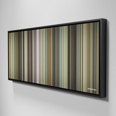 Side view of Framed Buff's of The Quiet Man Frome on the wall