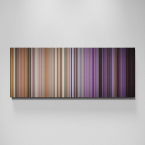 Modern Family - Halloween movie canvas wall art - color palette print
