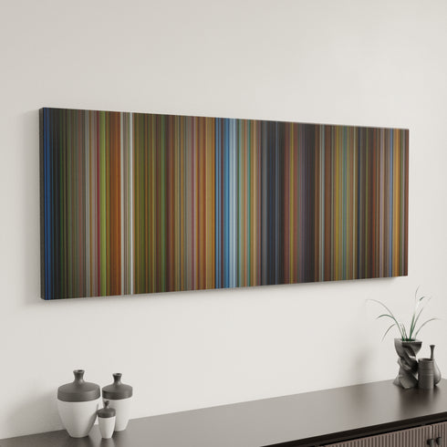 The Fox and the Hound canvas art in modern interior - movie color palette