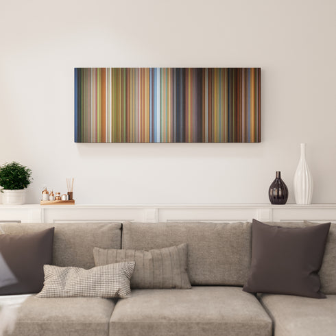 The Fox and the Hound canvas print in living room - film wall decor