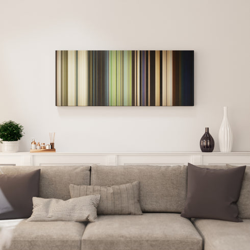 Living room interior with The Ballad of Buster Scruggs Frome on the wall