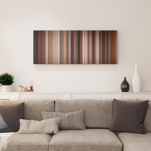 Arthur canvas print in living room - film wall decor