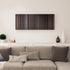 Bound canvas print in living room - film wall decor