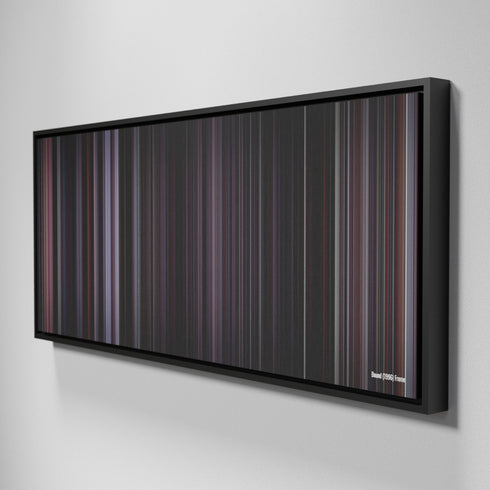 Side view of Framed Buff's of Bound Frome on the wall