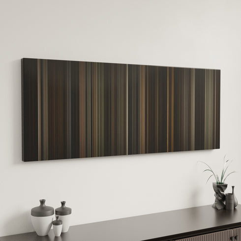 Sherlock Holmes canvas art in modern interior - movie color palette