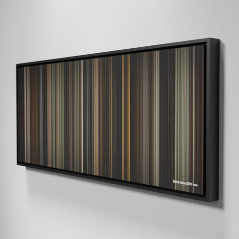 Side view of Framed Buff's of Sherlock Holmes Frome on the wall