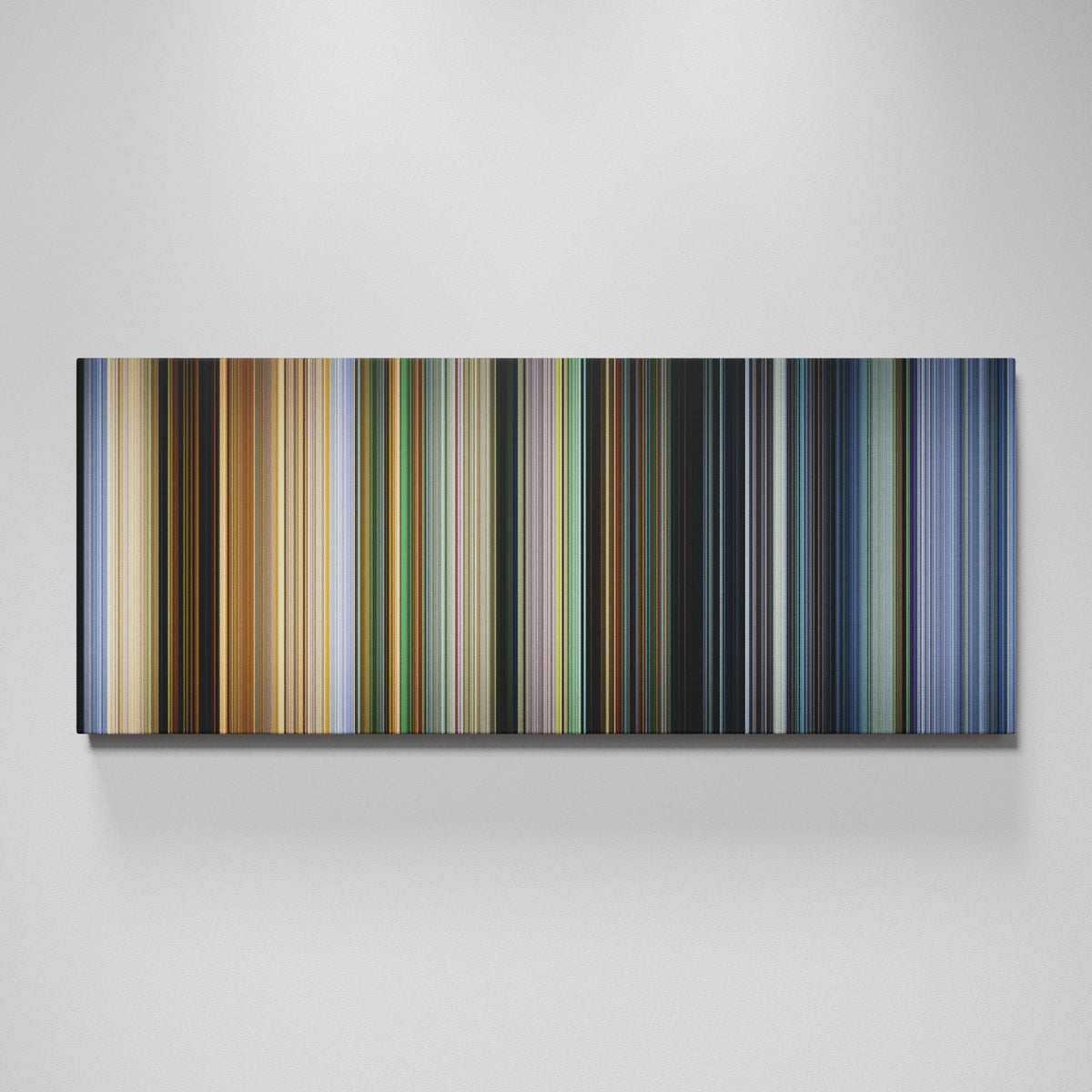 City of God movie canvas wall art - color palette print