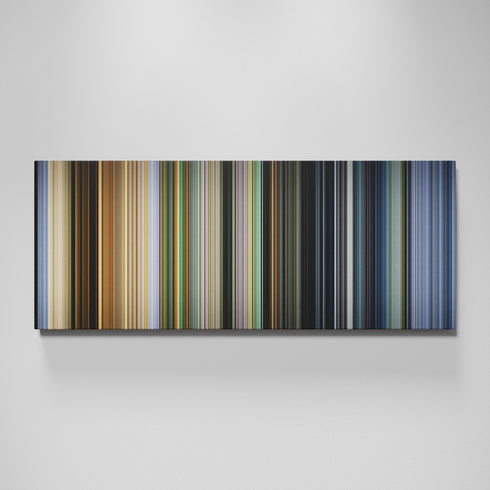 City of God movie canvas wall art - color palette print