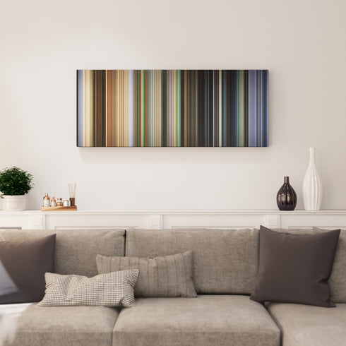 City of God canvas print in living room - film wall decor