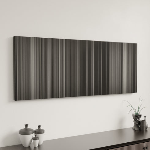 Hara-Kiri canvas art in modern interior - movie color palette
