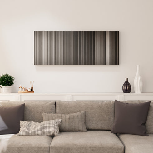 Living room interior with Hara-Kiri Frome on the wall