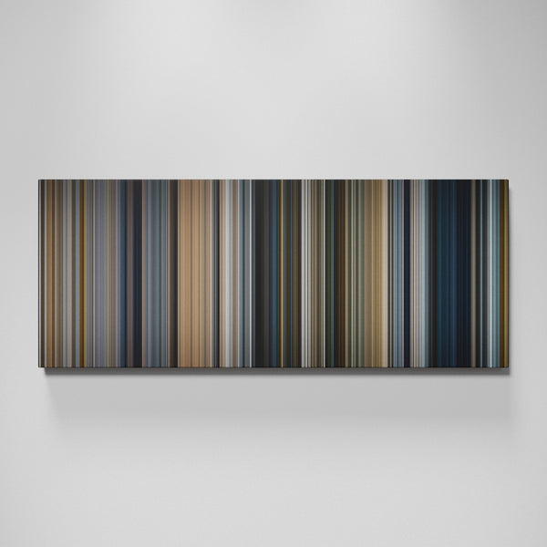 The Pianist movie canvas wall art - color palette print