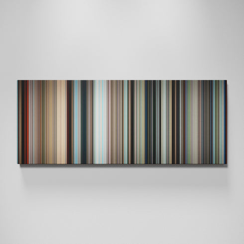Grave of the Fireflies movie canvas wall art - color palette print