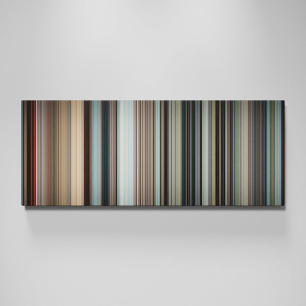 Grave of the Fireflies movie canvas wall art - color palette print