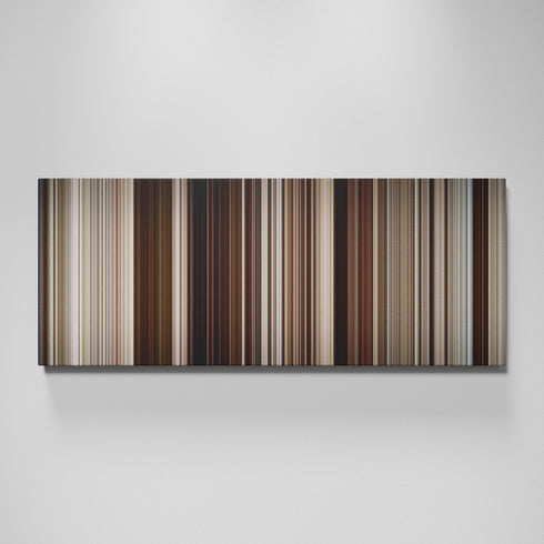 Once Upon a Time in the West movie canvas wall art - color palette print