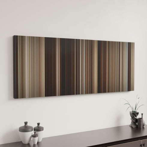 Minimal interior design with Once Upon a Time in the West Frome on the wall