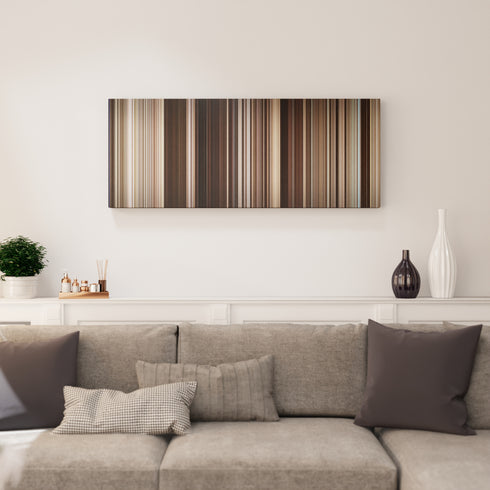 Living room interior with Once Upon a Time in the West Frome on the wall