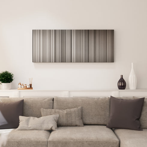 Modern Times canvas print in living room - film wall decor