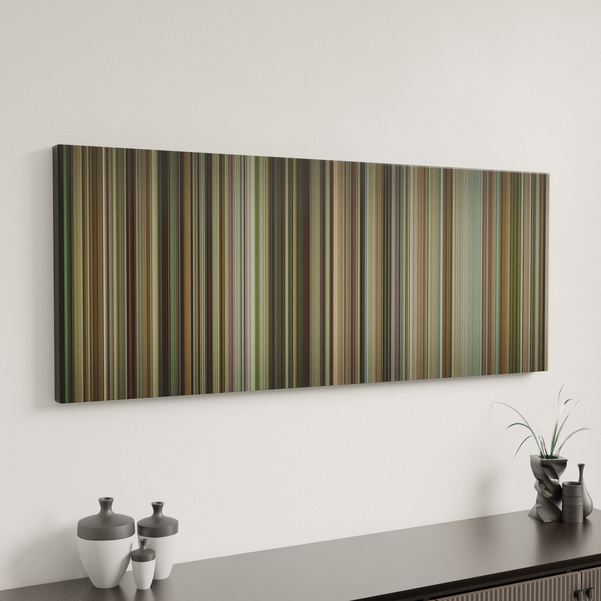 Capernaum canvas art in modern interior - movie color palette