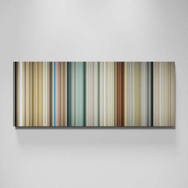 Like Stars on Earth movie canvas wall art - color palette print