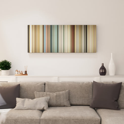 Like Stars on Earth canvas print in living room - film wall decor