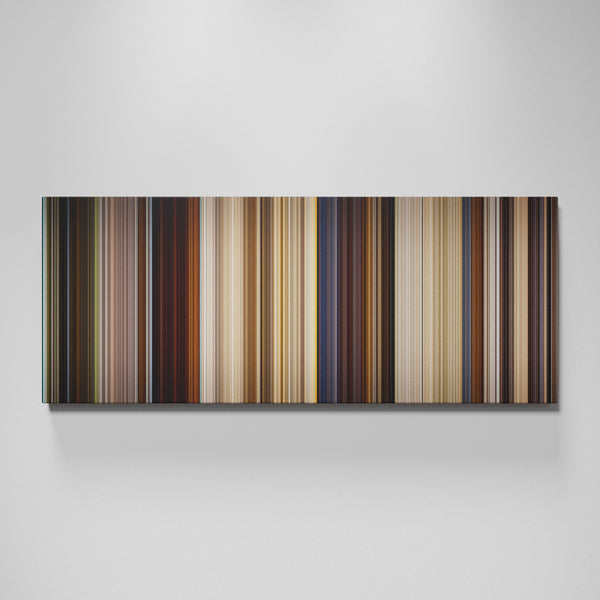 Indiana Jones and the Raiders of the Lost Ark movie canvas wall art - color palette print