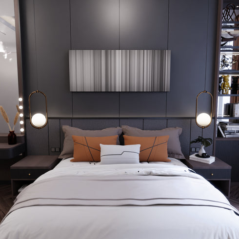 High and Low movie canvas in bedroom - wall art display