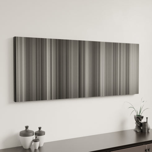 Bicycle Thieves canvas art in modern interior - movie color palette