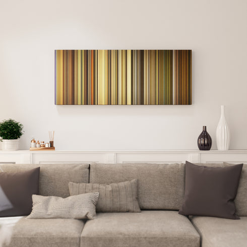 Dangal canvas print in living room - film wall decor