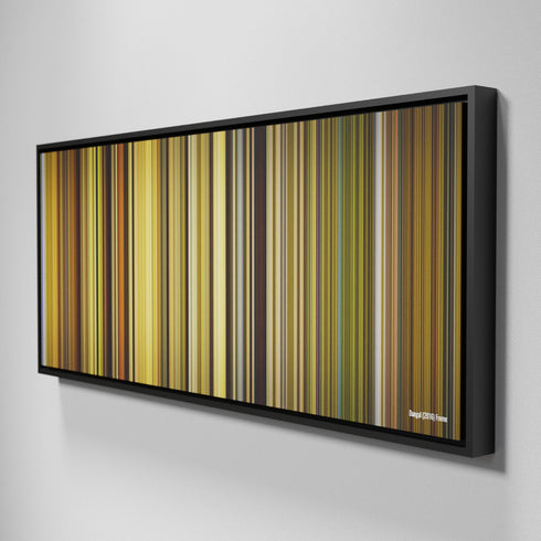 Side view of Framed Buff's of Dangal Frome on the wall