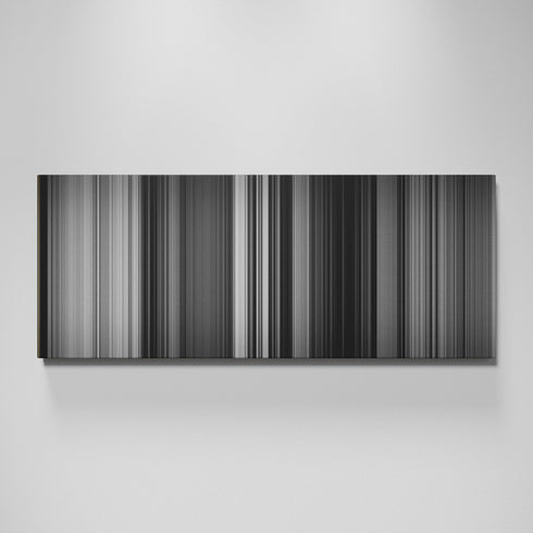 Psycho movie canvas wall art - color palette print