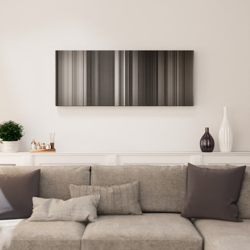 Psycho canvas print in living room - film wall decor